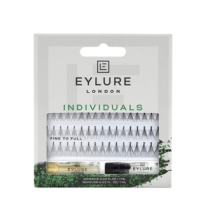 Eylure London Falsche Wimpern Büschel Individuals Schwarz Fine to Full