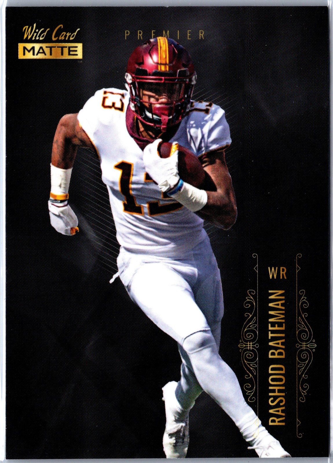 2021 Wild Card Matte White #MBC-22 Rashod Bateman Black