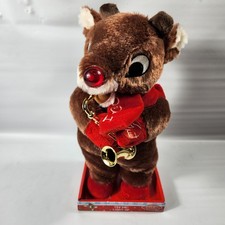Dan Dee Rudolph The Red Nosed Reindeer Saxophone Light Up Animated Plush Video