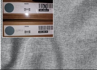 IKEA Kivik Bezug 4-sitzig Ecksofa 2+2 Tibbleby Beige/grau  Neu OVP