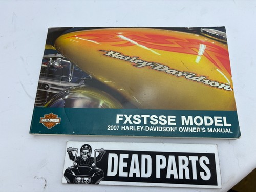 Harley 2007 Screamin Eagle Softail FXSTSSE owners manual 99397-07