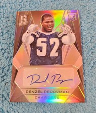 2015 Spectra Rookie Autograph Denzel Perryman Chargers Signature 69/199 #214