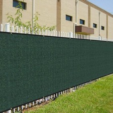 Recinzione Privacy Schermo Verde Paralume Copri Cerniera Incluso 6ft Alto Tessuto Rete UV