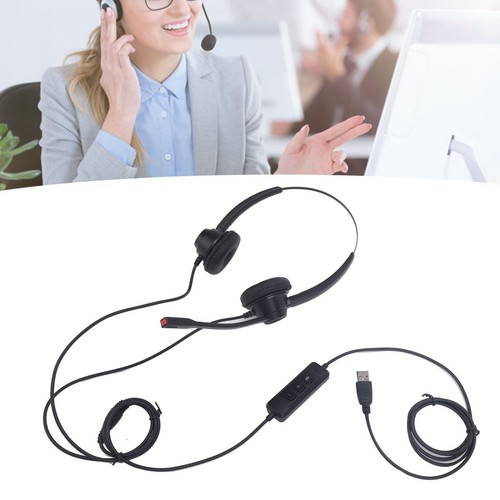 Telephone Headset With Mic Support Speaker Volume Adjustment And Mic Mute Noi FY - Afbeelding 21 van 24