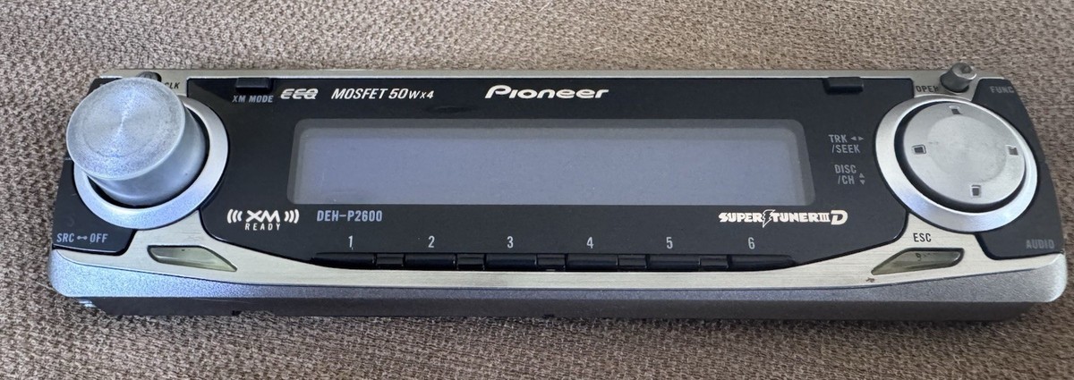 Pioneer DEH-P2600 CD Player In Dash Receiver for sale online | eBay