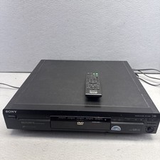 Sony DVP-C660 5 Disc DVD CD Carousel Changer Player Tested w/ Remote