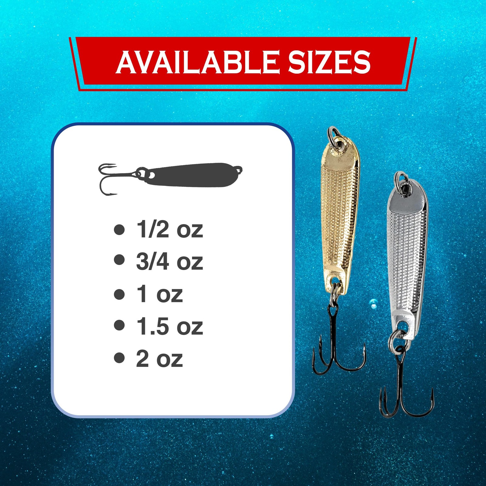 Tungsten Jigging Spoons Vertical Fishing Lures For Bass Walleye 2Pack - Image 6