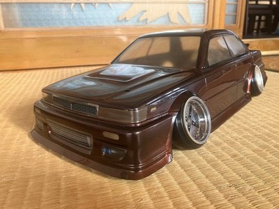 アレックスレーシング　C33ローレル　ラジコンボディ Alex C33 Laurel RC Drift Car Body Only Metallic Brown Painted