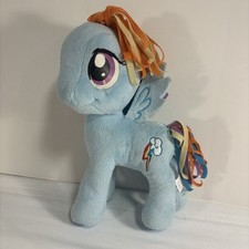 My Little Pony Rainbow Dash Plush 10  2013 Hasbro Funrise Toy Corp Wings MLP