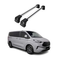 DachträGer FüR Ford Transit Custom / Tourneo Custom 2023-2026 75Kg Alu Silber 2X
