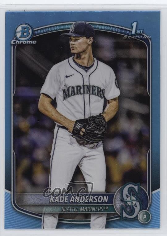 2025 Bowman Draft Chrome Sky Blue Refractor Kade Anderson #BDC-3 0nu6