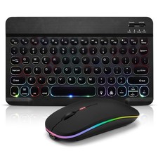 Ultra-Slim Lightweight Bluetooth Keyboard And Mouse Portable Wireless Keyboar...