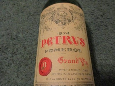 Vintage 1974 Petrus Pomerol Empty Bottle - No Cork | eBay