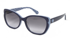 Kate Spade New York Women's Augusta PJP Blue 54mm Grey Lens Plastic Frame