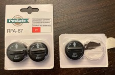 PetSafe Replacement Batteries RFA-67D-11 Package of 2 Batteries NIP. Plus Bonus