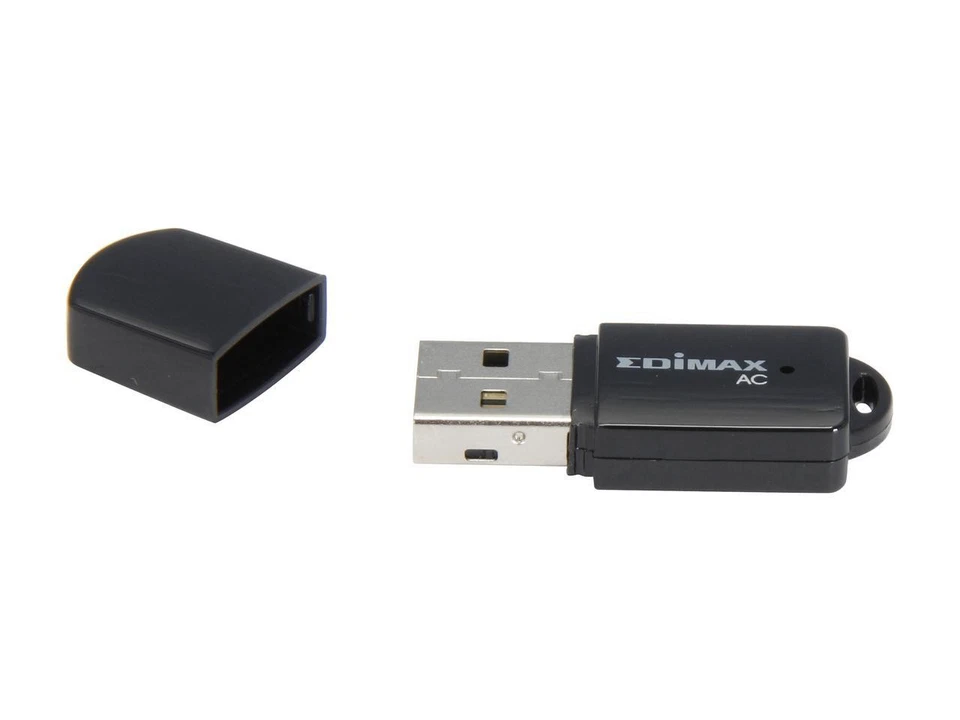 Mini adaptador inalámbrico USB 2.0 de doble banda EDIMAX EW-7811UTC AC600, ideal para Foto 3 de 4