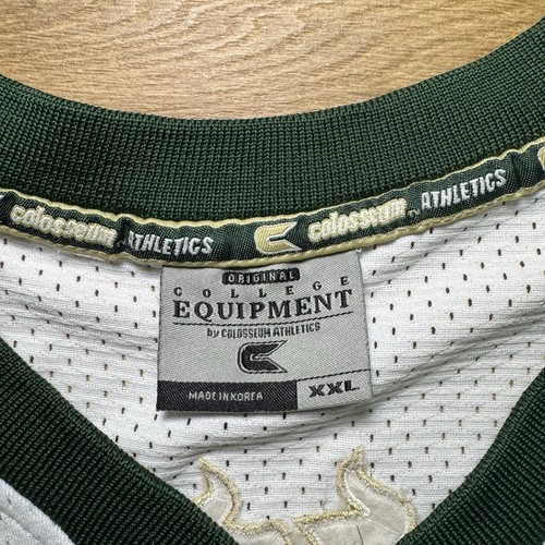 VTG USF Bulls #12 Chucky Atkins Colosseum Athletics Sewn-on White Jersey Sz XXL - Picture 3 of 9