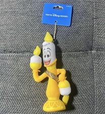 Disneyland Beauty and the Beast Lumiere Plush Strap New Tokyo Resort Japan F/S