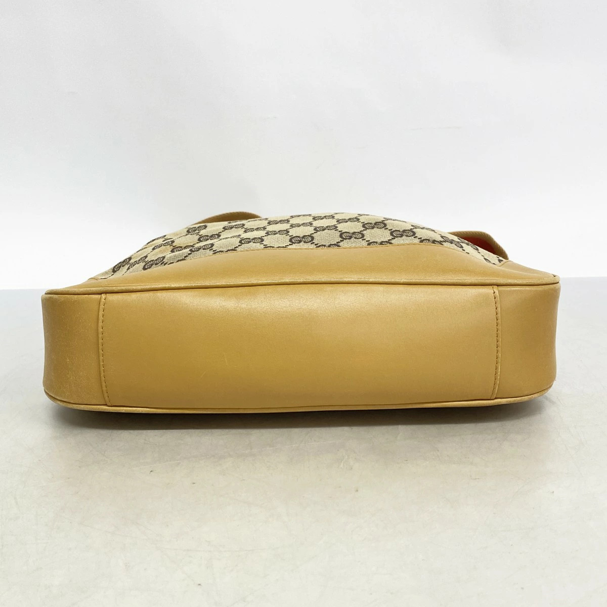 Gucci GG Canvas/Bamboo 2Way Handbag Brown Gold Hardware thumbnail 3