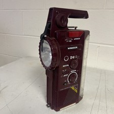 Torcia radio di sicurezza portatile vintage Windsor Fl-100 la protezione marrone