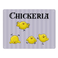 Chickeria KüKen Metallschild XXL In 28X38 Cm