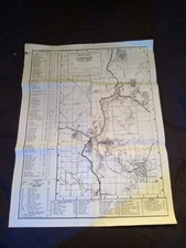 Oakhurst California MARTIN MAP 1975  Zip code 93644