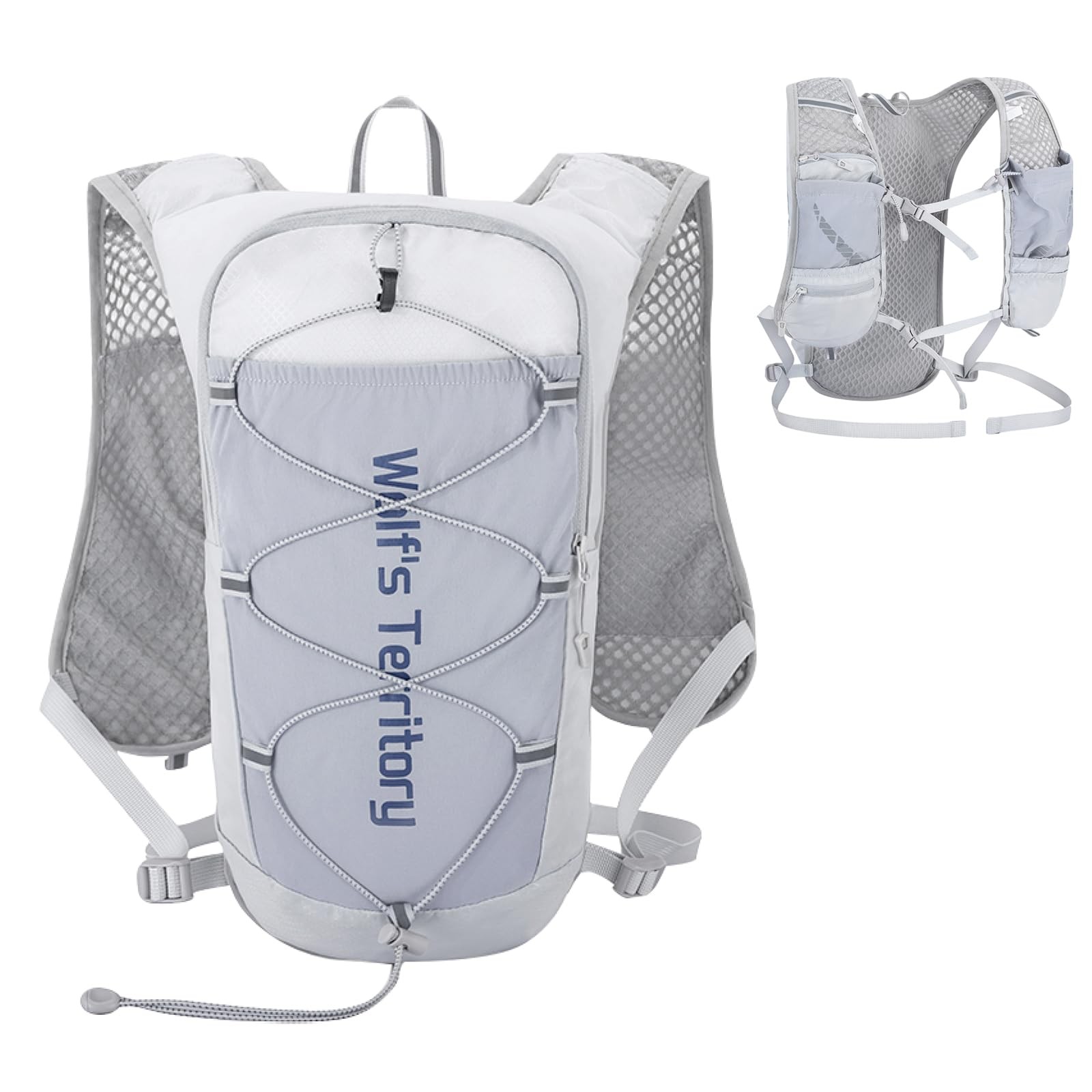 Gilet de course à pied 5L ajustement anti-ballottement pour éviter les irritations
