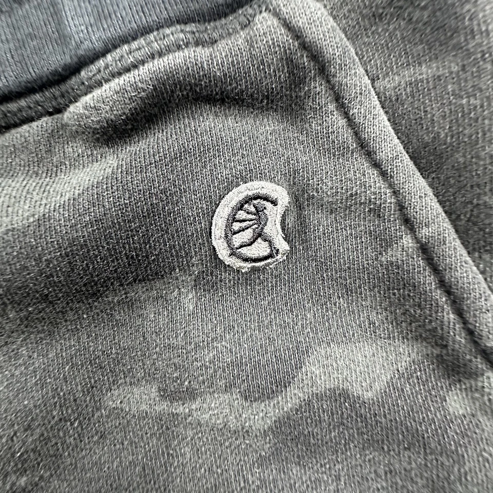 Calça de Moletom Todd Snyder x Champion Jogger Masculina Média Preta Camuflagem Logotipo EUA - Imagem 4 de 4