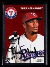 Elier Hernandez 2023 Topps Chrome Platinum #33 Texas Rangers Rookie *022