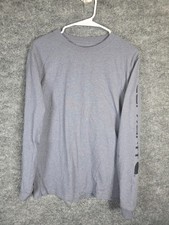 Carhartt Shirt Mens Small Gray Long Sleeve Loose Fit Workwear Fall 2021 Tee