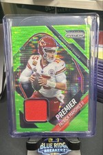2025 Panini Prizm - Premier Jerseys Patrick Mahomes II #PJY-PMA Neon Green