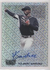 2021 Leaf Metal Draft 1990 Silver Mojo Yolbert Sanchez #LA-YS1 Auto 4z8