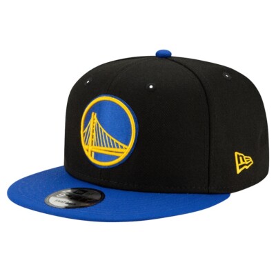 New Era Golden State Warriors Two Tone Black Blue 9FIFTY Snapback Adjustable Hat