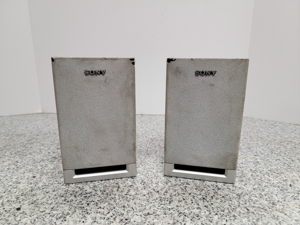 Sony Satellite Speaker Pair, SS-MSP95 Made in Malaysia a-x | eBay