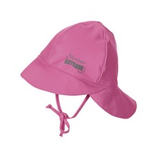 Sterntaler Mädchen Regehut Regenmütze mit Nackenschutz wasserdicht Gr. 55