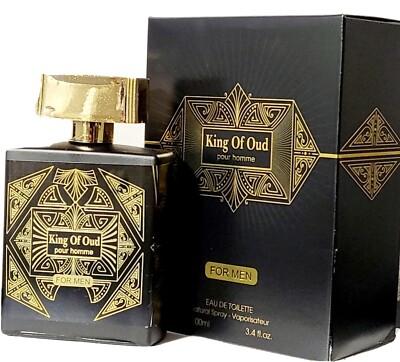 Perfumes KING OF OUD For Men 100ML 3.4FL.OZ LONG LASTING NATURAL SPRAY 
