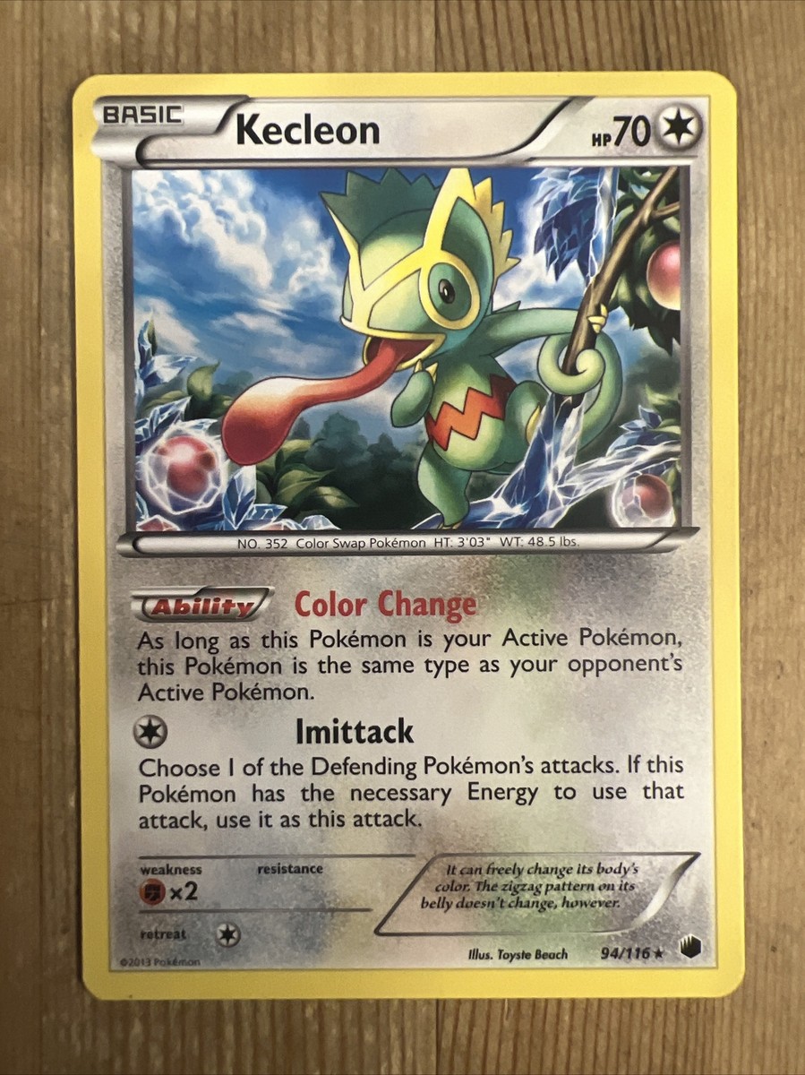Pokmon TCG Kecleon Plasma Freeze 94/116 Regular Rare MP | eBay Pokmon TCG Kecleon Plasma Freeze 94/116 Regular Rare MP | eBay