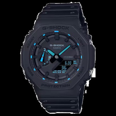 Casio GA-2100-1A2ER Blue Resin Digital Quartz Man Watch