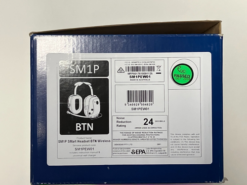 Sensear SM1P Smart Wireless Industrial Communication Headset, Slightly Used - Zdjęcie 3 z 5