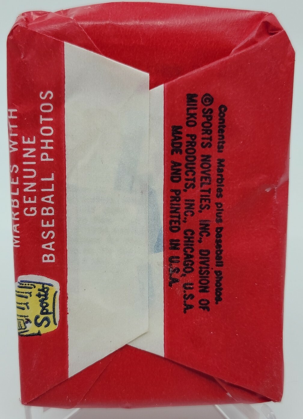 VINTAGE 1960 LEAF BASEBALL FACTORY SEALED PACK W/MARBLES SPORTS