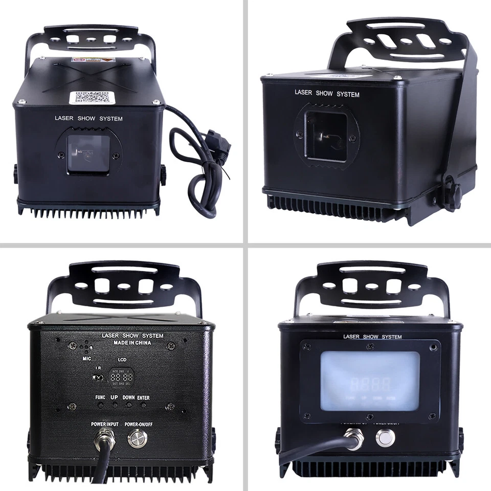 Outdoor IP65 Waterproof Android iOS APP 3W RGB Stage Show Projector Laser Lights - Image 4 of 4