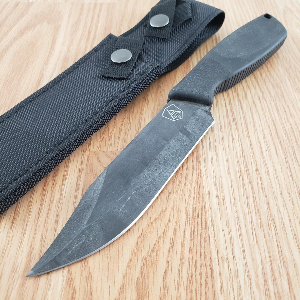 Ontario Spec Plus Alpha Fixed Knife 5" 1075 Carbon Steel Blade Rubber Handle - Image 2 of 4