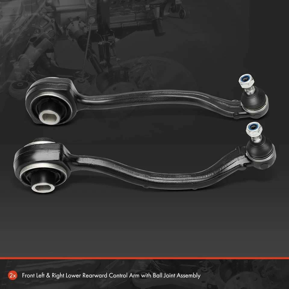 2x Brazo de control delantero inferior trasero para Mercedes Benz C230 C240 C320 C350 CLK320 Foto 3 de 4