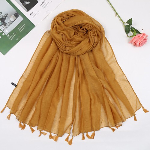 Muslim Women Long Scarf Hijab Turban Headscarf Wrap Shawl Islamic Scarves Stoles - Picture 15 of 45