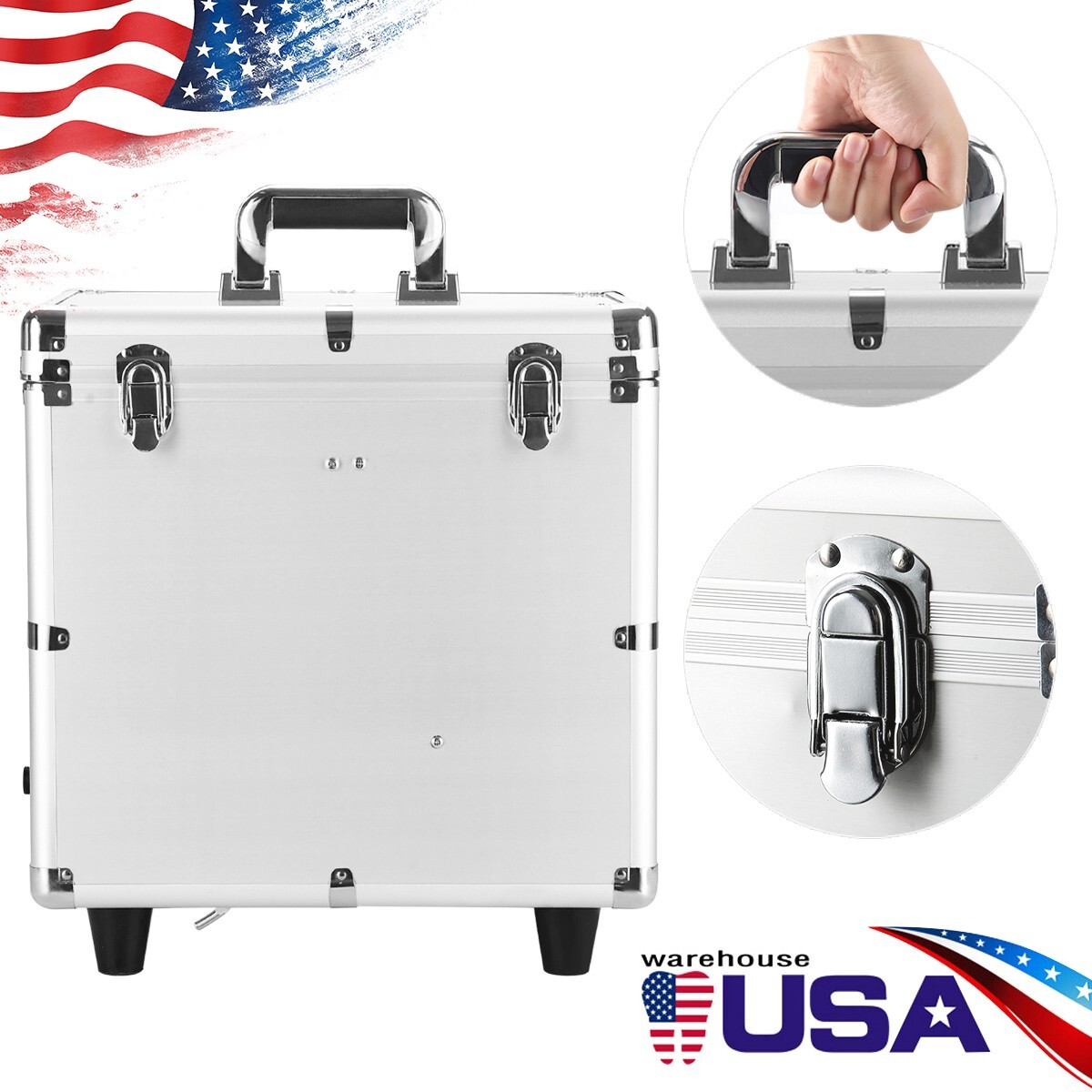 Portable Dental Turbine Unit+Air Compressor Suction Triplex Syringe Pull rod