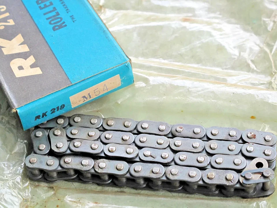 Cadena de arranque Honda CB160 CB175 CB200 CB250 CB350 CB360 CL175 CL250 CL350 RK NOS Foto 2 de 2