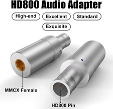 Pair HD800 Male to 3.5MM 0.78 MMCX Headphone Adapter for SENNHEISER HD800 HD800S