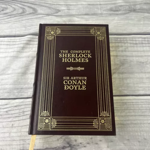 1992 Complete Sherlock Holmes Barnes Noble Conan Doyle Gold Edges