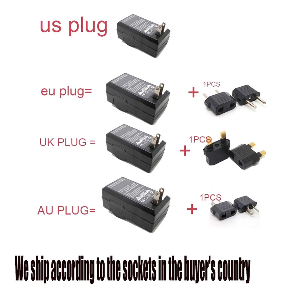 USB Battery Charger For Pentax Optio H90 I-90 I90 P70 P80 W90 WS80 Brand New - Image 2 of 4