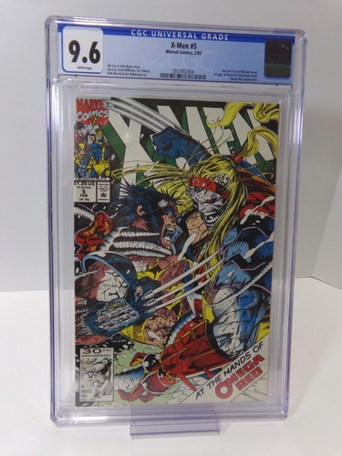 X-Men #5 Marvel Comics 2/92 Omega Red, 1st Maverick, Jim Lee CGC 9.6 021522WECGC
